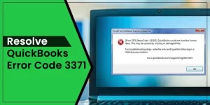 QuickBooks Error Code 3371 Status Code 11118