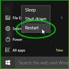 Restart your PC