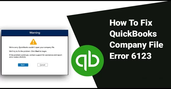 How to fix QuickBooks error -6123, 0?