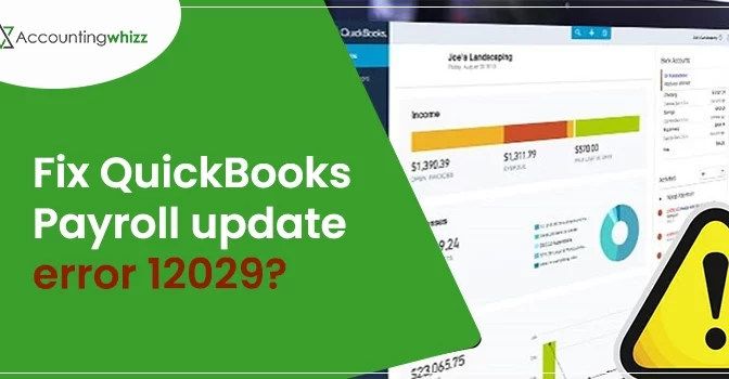 Fix QuickBooks Payroll Update Error 12029