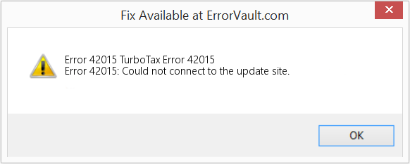 TurboTax Error 42015