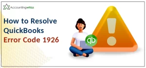 QuickBooks Error Code 1926